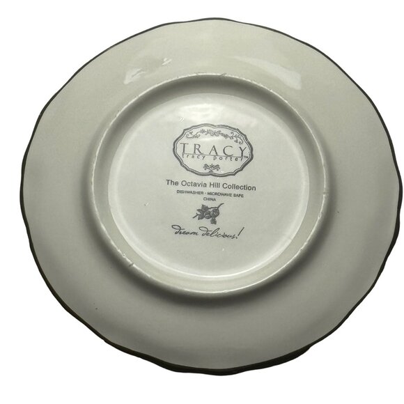 Tracy Porter Octavia Hill Collection Dinner Plate Hand-Painted Floral - Picture 6 of 8